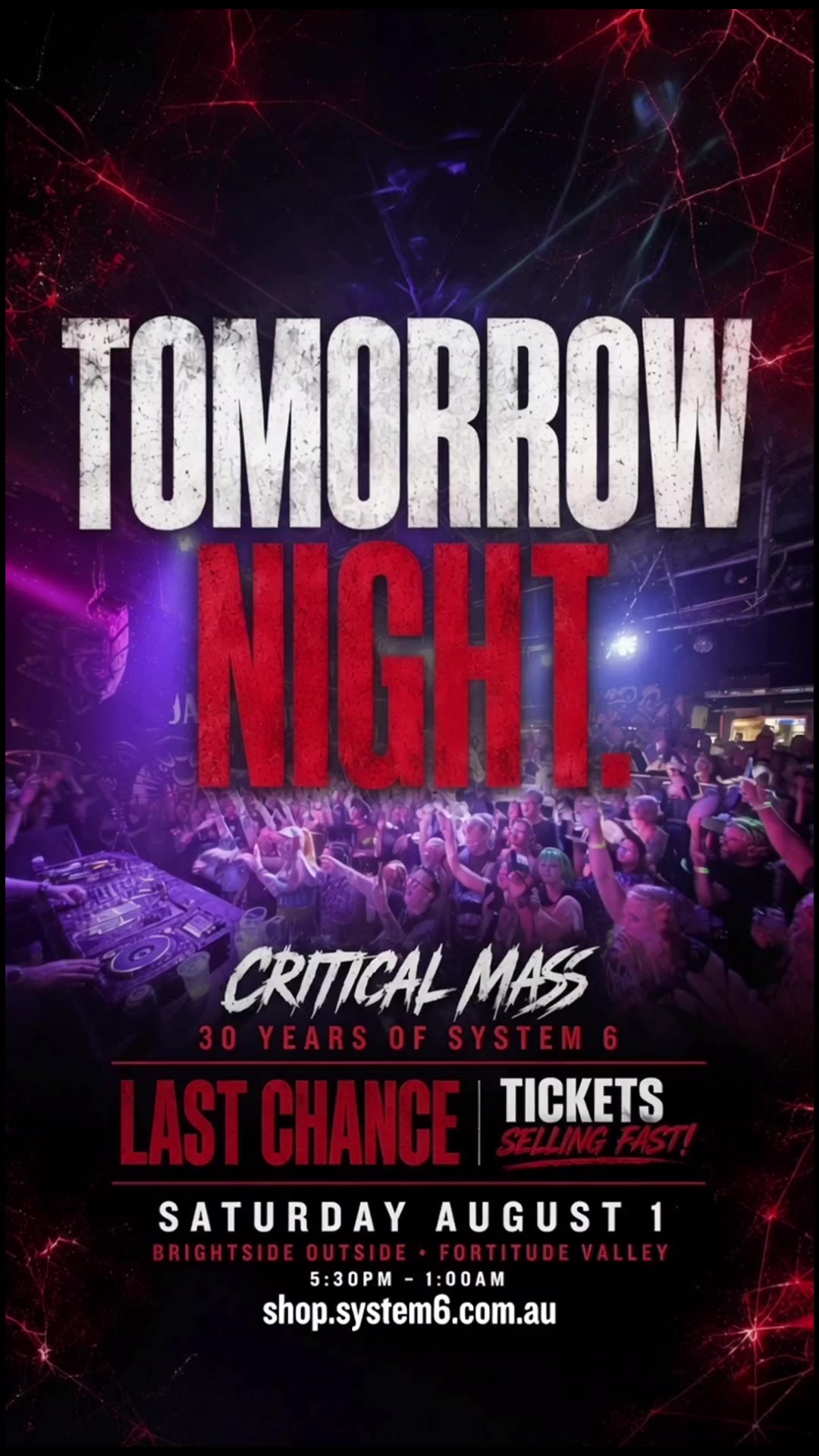 TOMORROW NIGHT